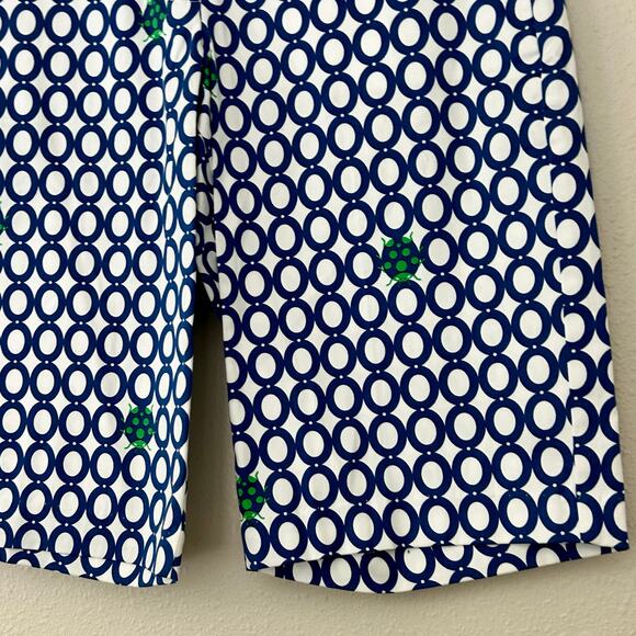 New Melly M By Mellisa Madden Bermuda chino Shorts resort wear golf ladybug 4 - Picture 4 of 11